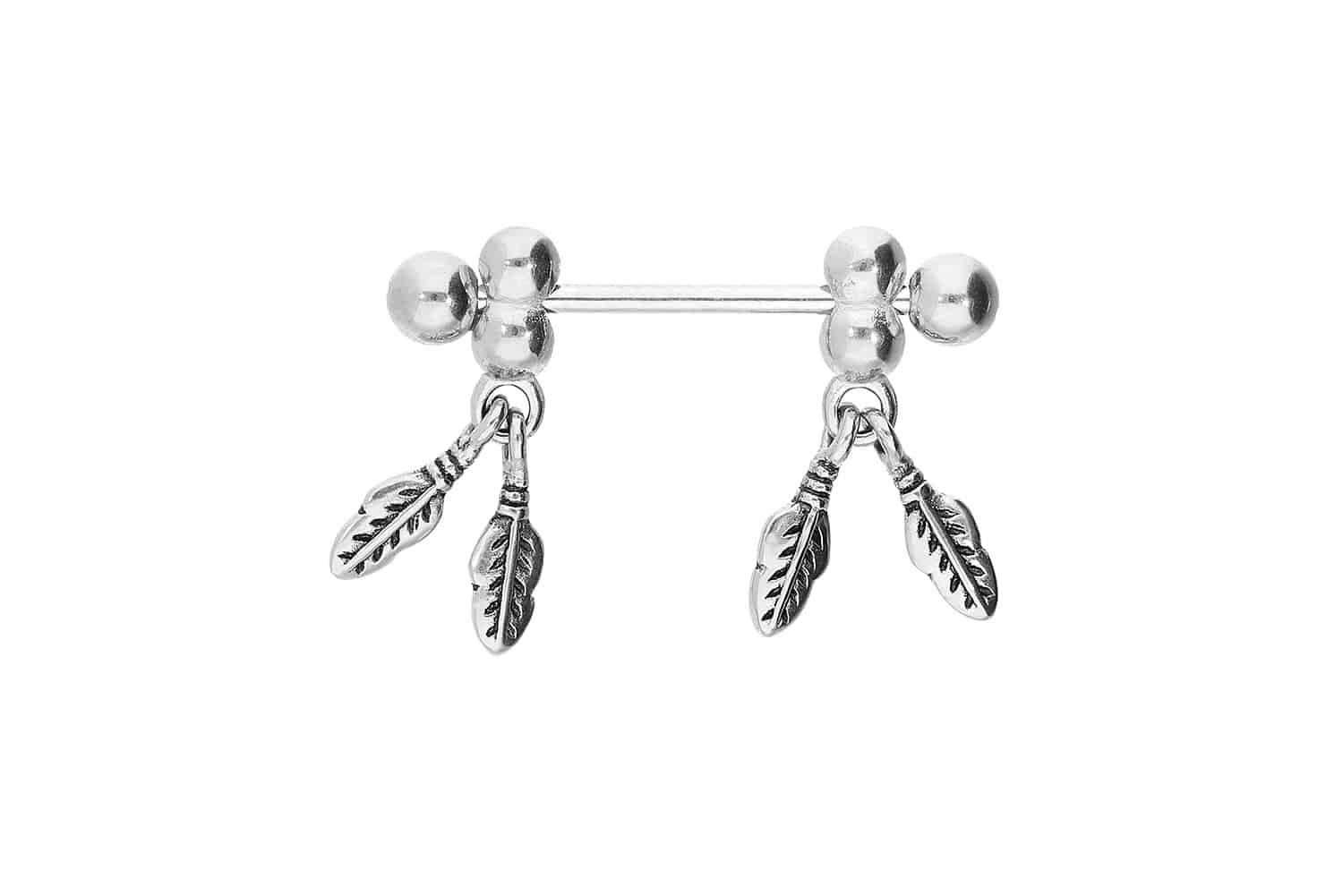 Chirurgenstahl Nippelpiercing FEDERN ++SALE++